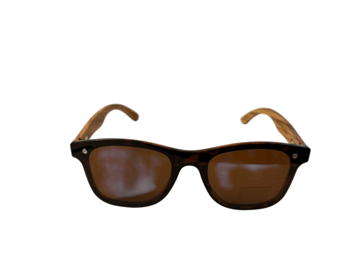 MG Luna-Zonnebril (1504-7)-Echt hout-Gratis etui