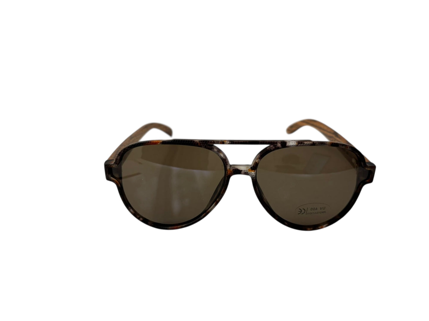 MG Luna-Zonnebril (1531-2)-Echt hout-Gratis etui