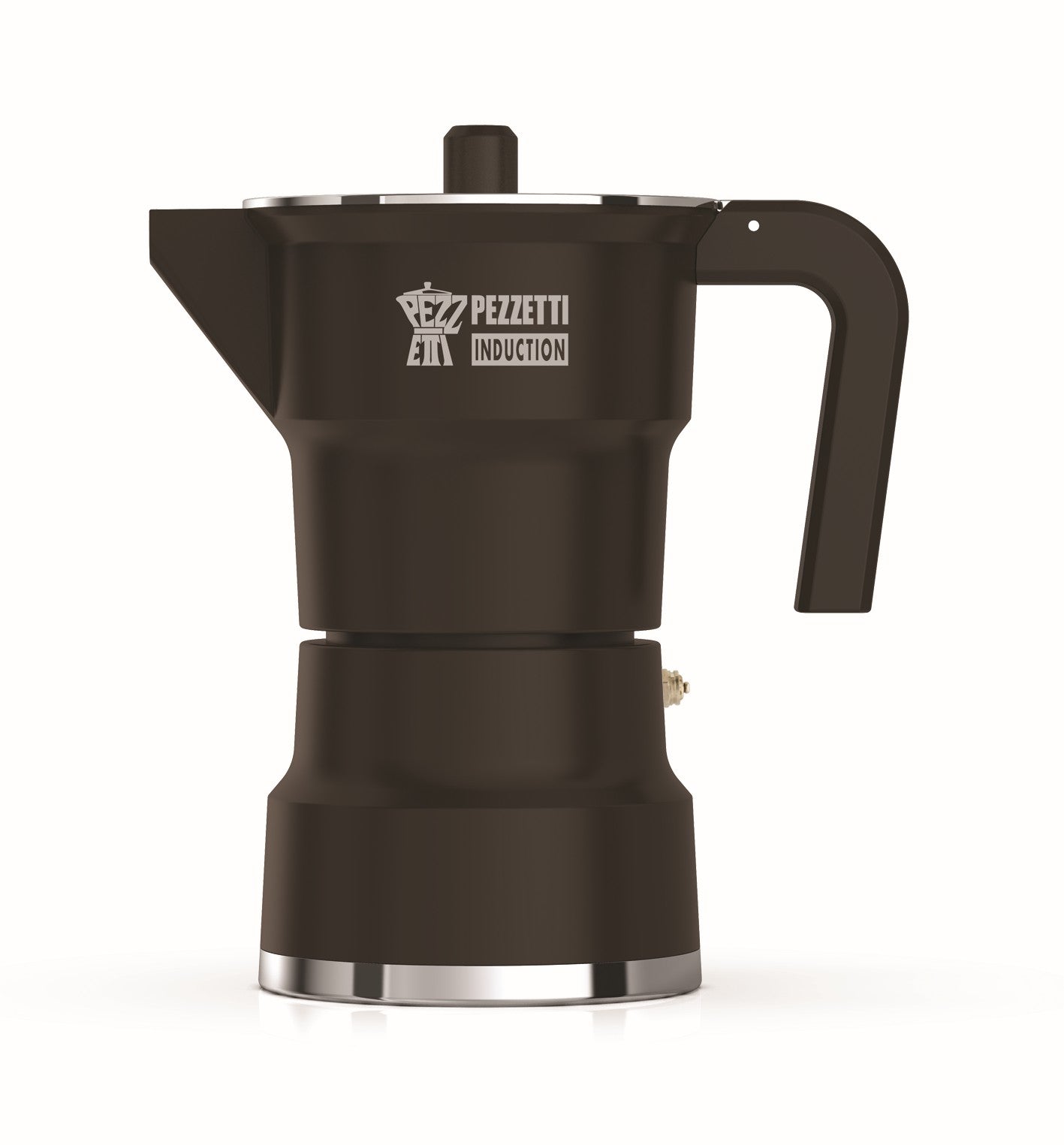 Pezzetti – SOLIDEXPRESS - espressomaker - koffiemaker - 6 kops - aluminium - zwart - INDUCTIE - gas - elektrisch - percolator - moka pot