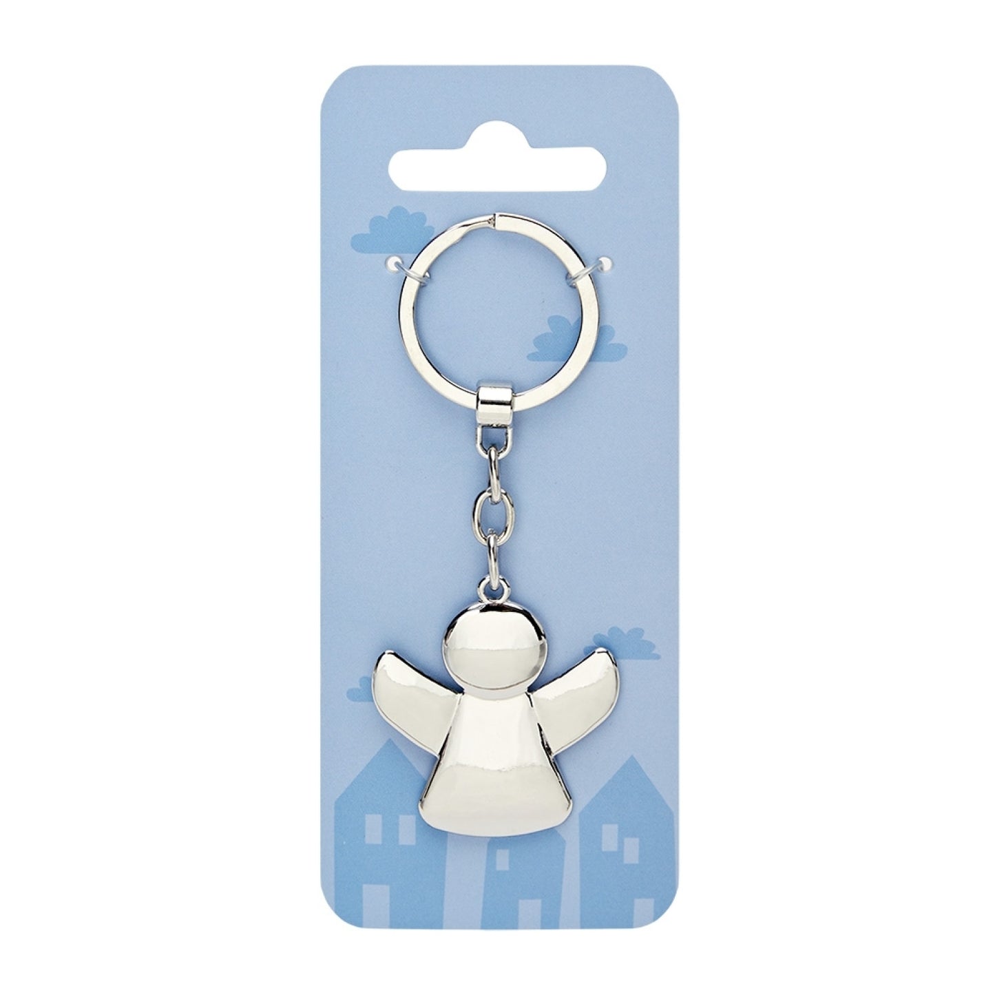 Crystals by HCA Keychain with Angel Symbol