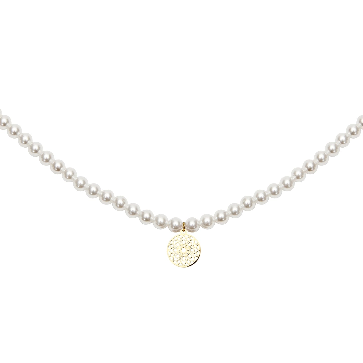 Crystals by HCA-Ketting-Verguld-Parel-Mandala of luck