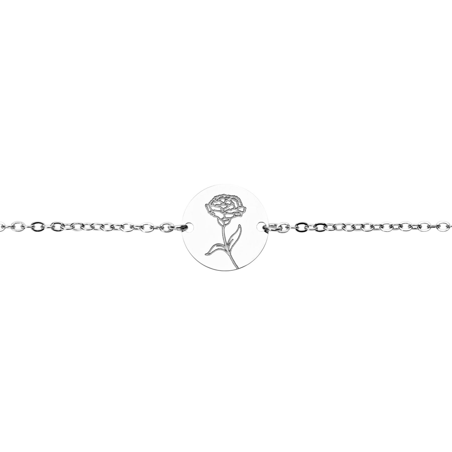 Kryształy HCA-Bransoletka-Twój kwiat-Goździk-Styczeń