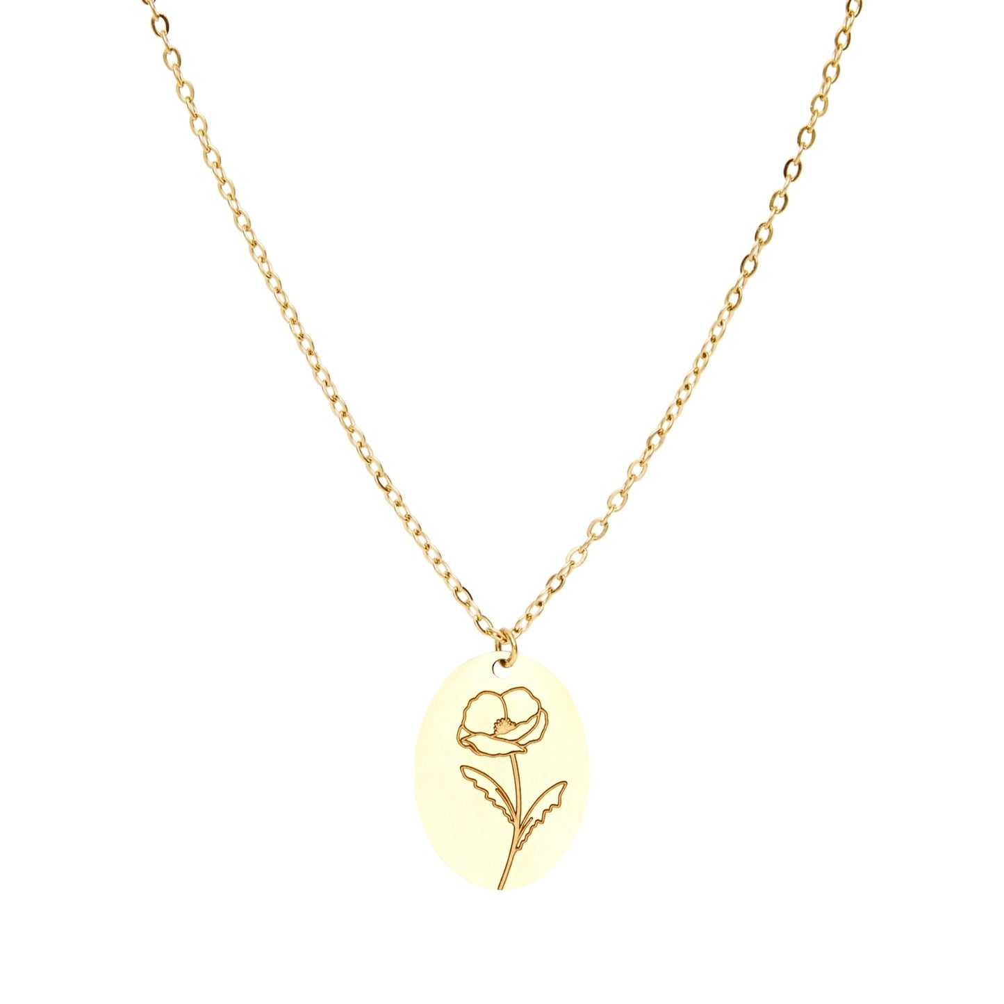 Crystals by HCA-Ketting-Your flower-Klaproos-Augustus