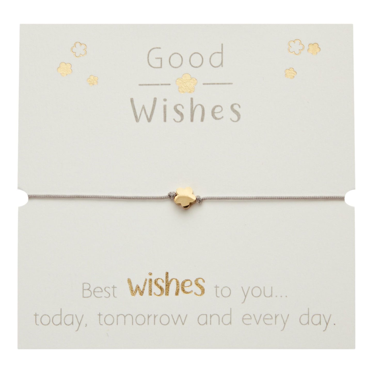 Bransoletka Crystals by HCA – Dobre życzenia – pozłacana – kwiat