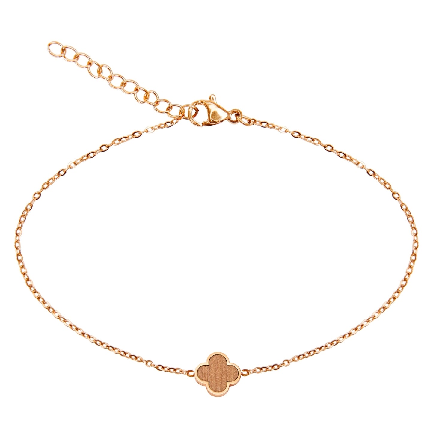 Bransoletka Crystals by HCA – Kawałek Życia – Różowe Złoto – Koniczyna