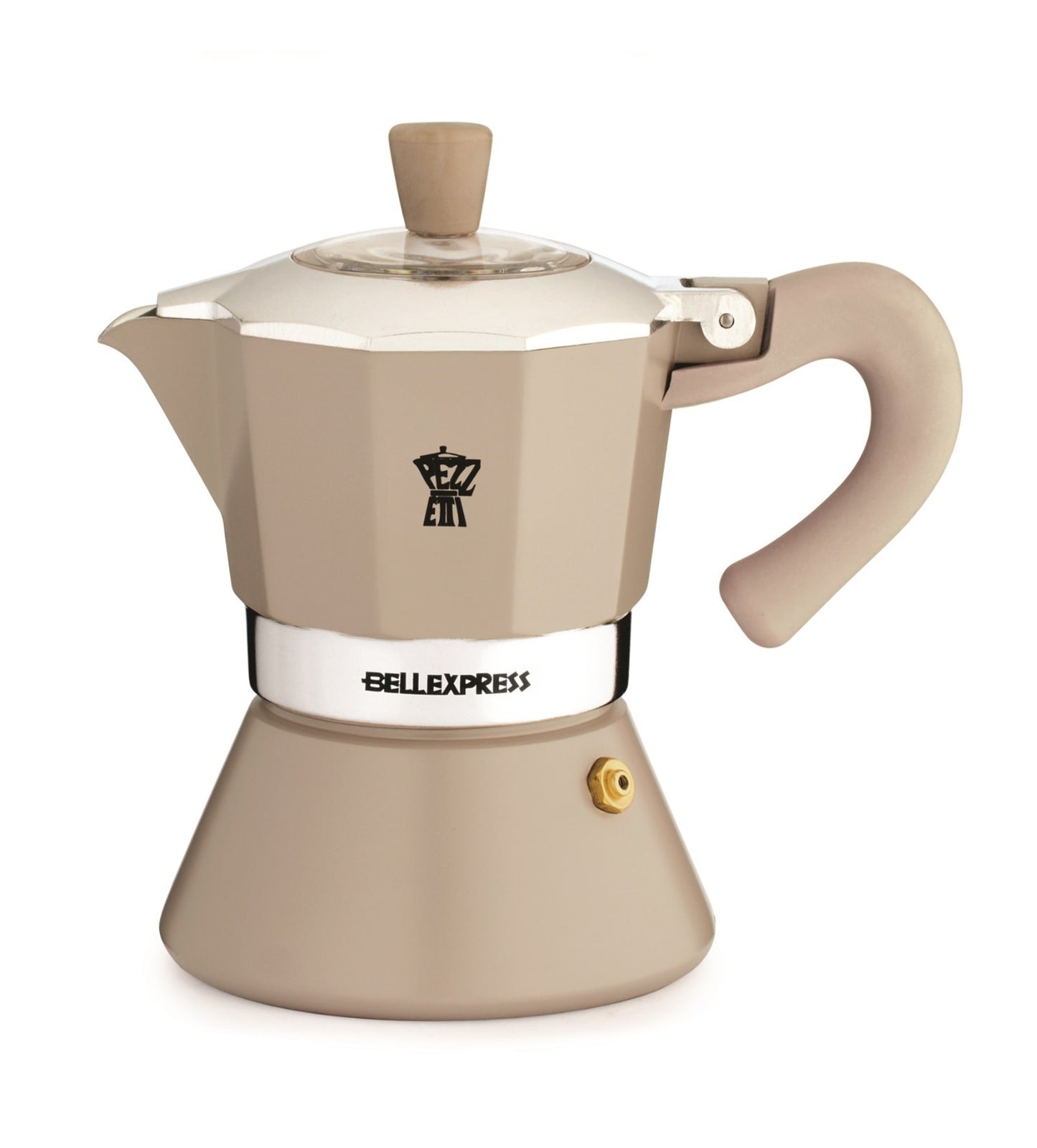 Pezzetti espressomaker - koffiemaker - 6 kops - aluminium - brons - inductie - gas - elektrisch - percolator - moka pot