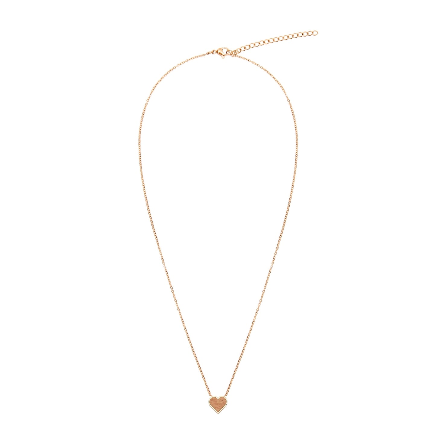 Crystals by HCA-Halsketting-Piece of Life-Roségoud-Hart