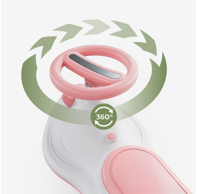 Tulano-Focus 45-Loopauto-Gravitatie/zwaartekrachtrijder-tot 100 kg-Roze