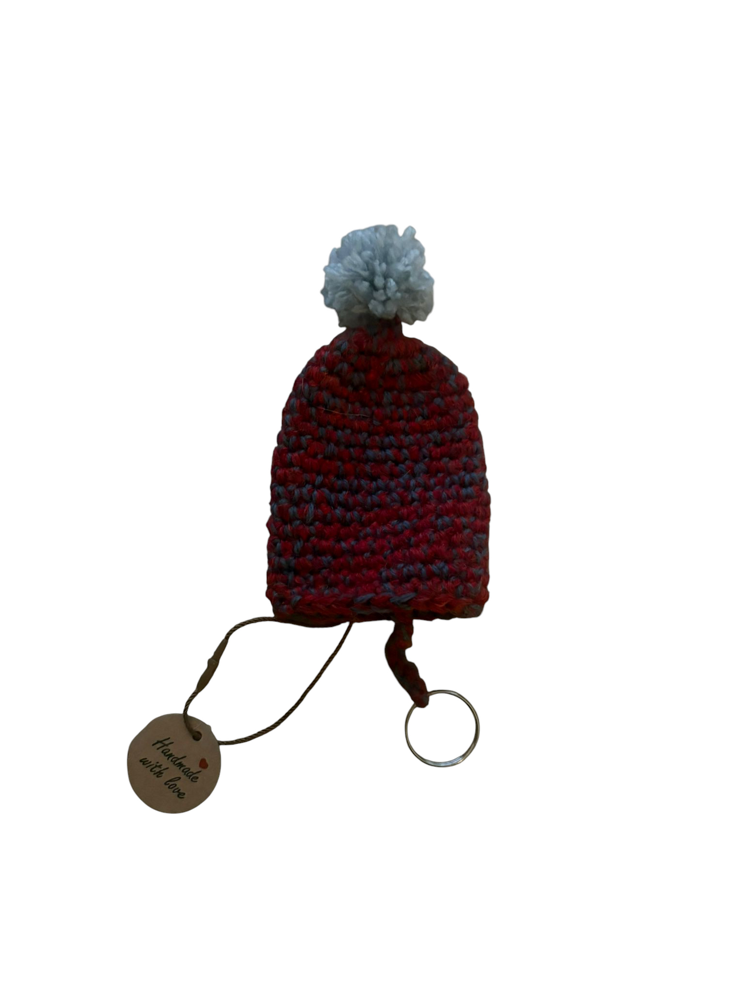 Gehaakte sleutelhanger-Muts-Mini-Handgemaakt