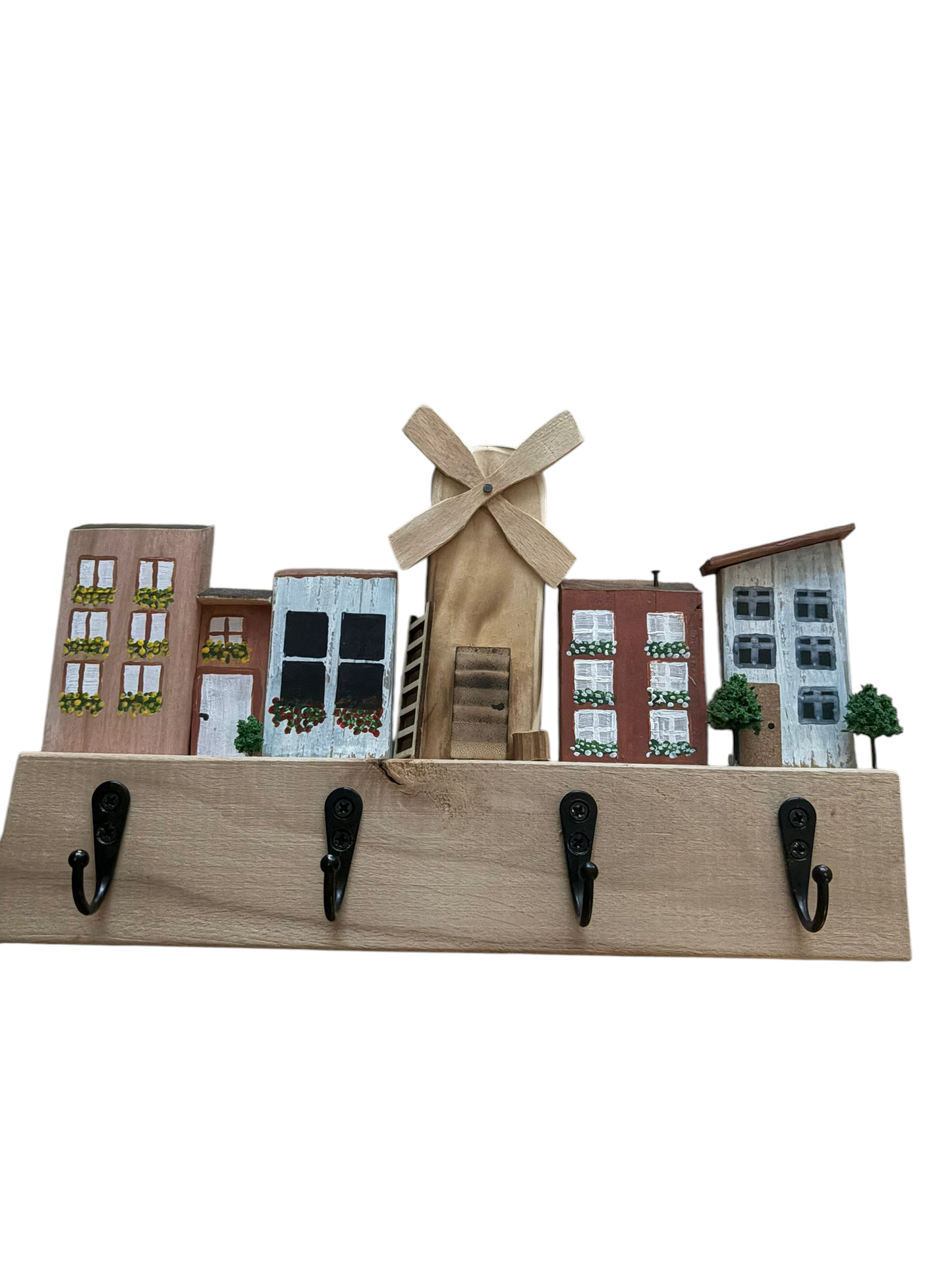 Sleutelrekje-Hergebruikte materialen-Handgemaakt in Europa-28x15 cm