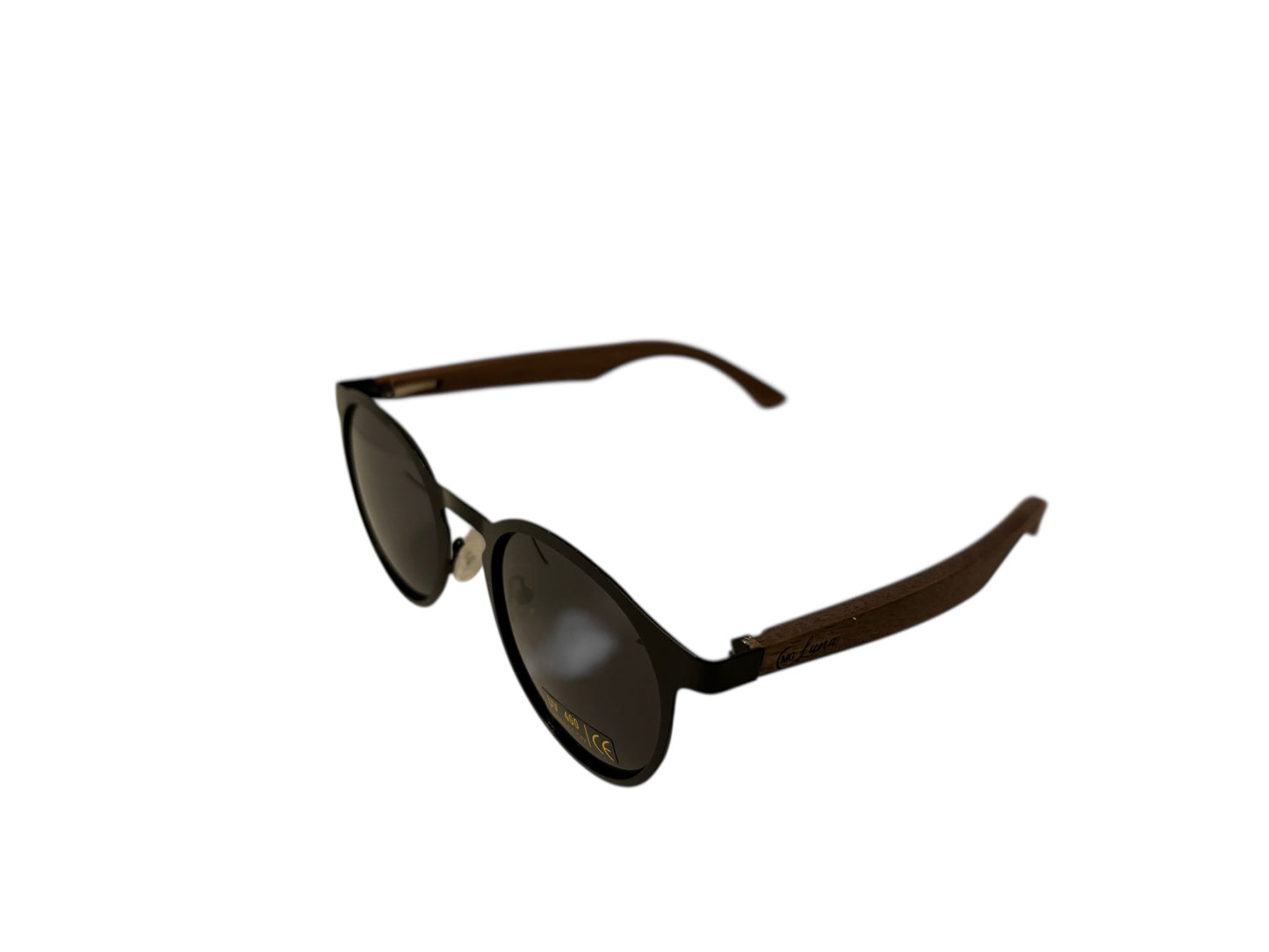 MG Luna Sunglasses (1504-9) - Real Wood - Free Case