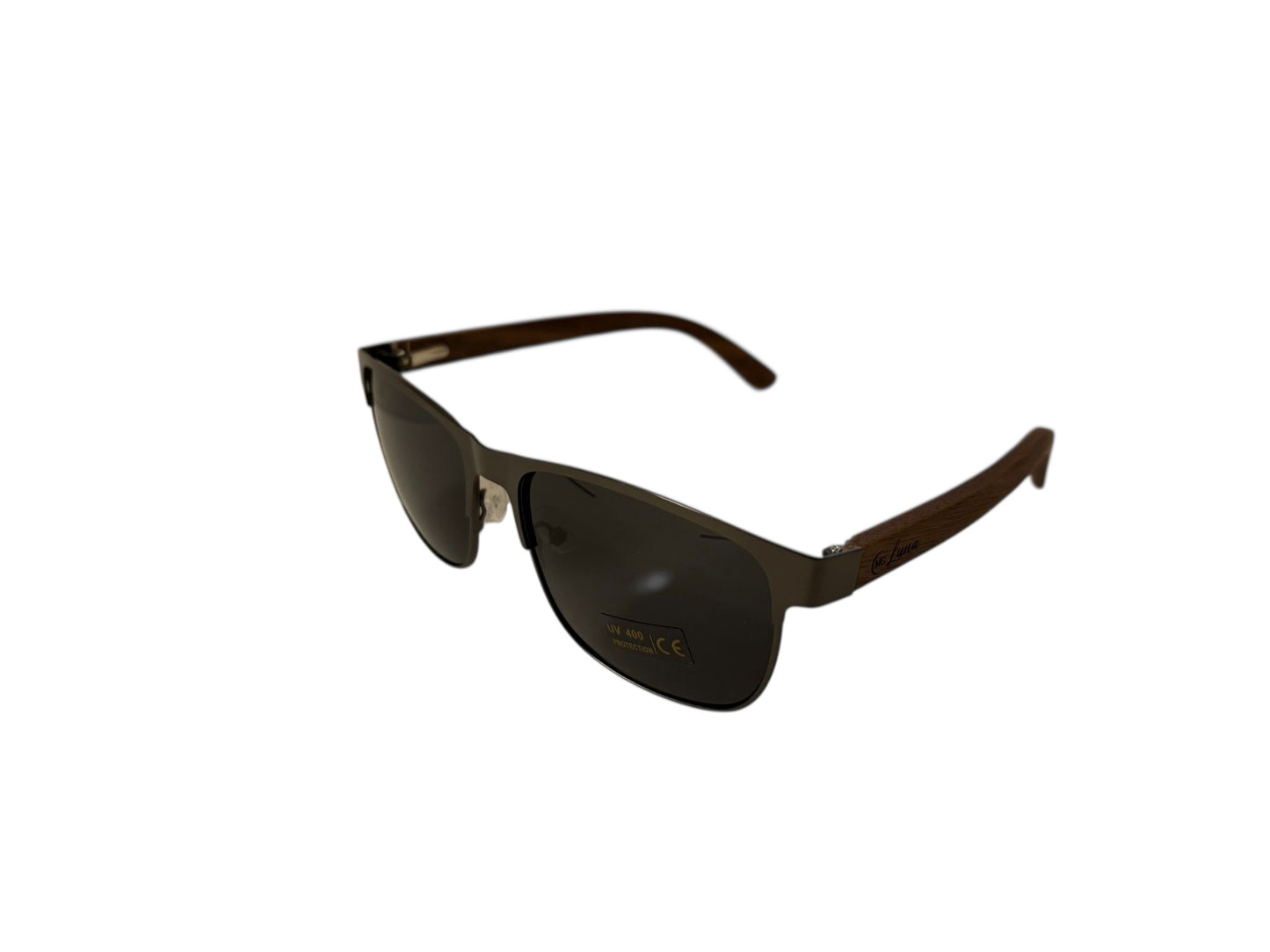 MG Luna Sunglasses (1504-9) - Real Wood - Free Case