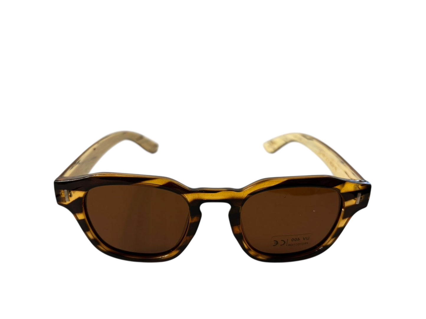 MG Luna-Zonnebril (1559-2)-Echt hout-Gratis etui