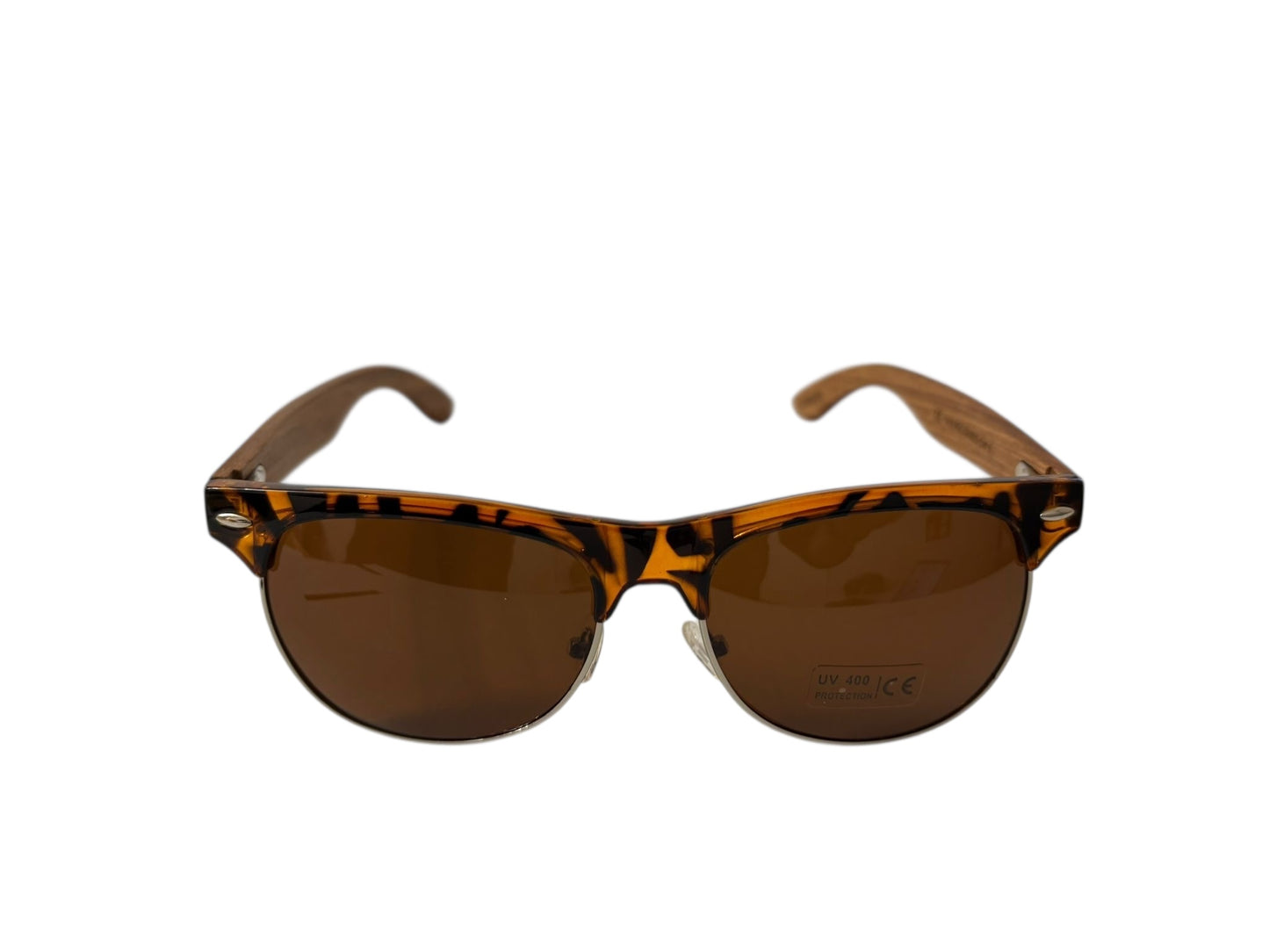 MG Luna-Zonnebril (1598-2)-Echt hout-Gratis etui