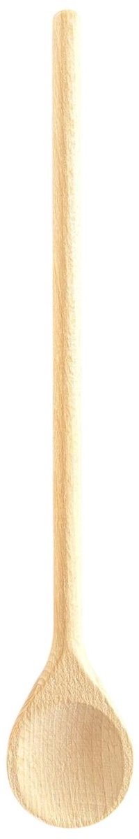 Wooden spoon - ladle - cooking spoon - round - set of 3 - 25/30/35 cm - beech wood