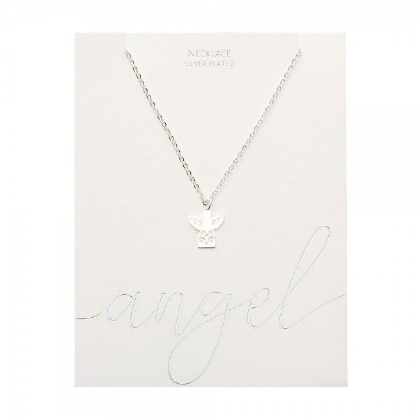 Crystals by HCA-Classic-Ketting-Verzilverd-Engel