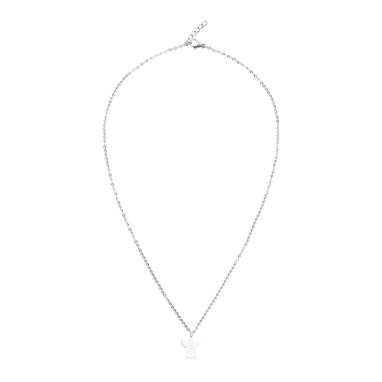 Crystals by HCA-Classic-Ketting-Verzilverd-Engel