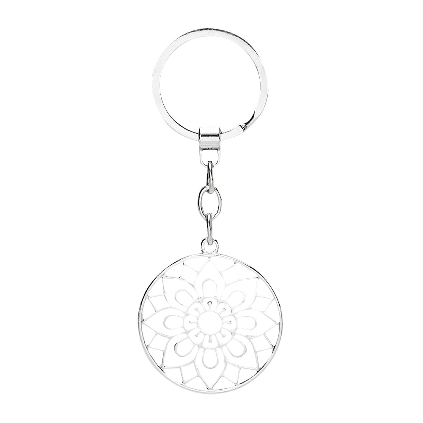 Crystals by HCA-Sleutelhanger met symbool-Mandala of luck