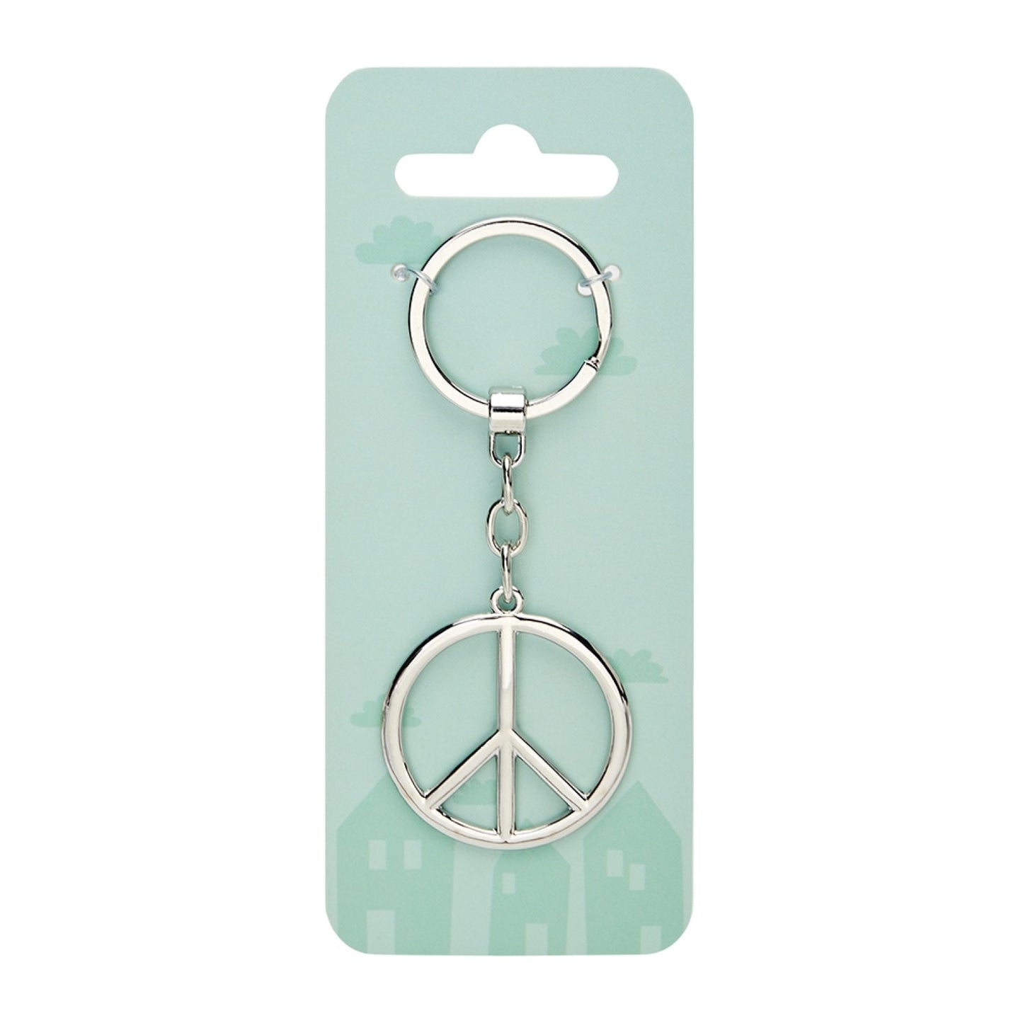 Crystals by HCA-Sleutelhanger met symbool-Peace