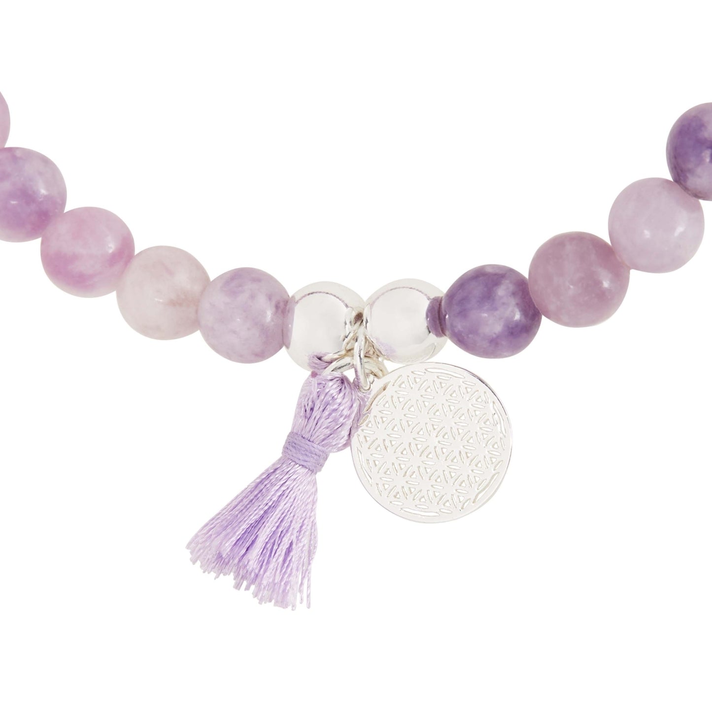 Crystals by HCA-Armband-Stones of nature-Lepidoliet-Levensbloem