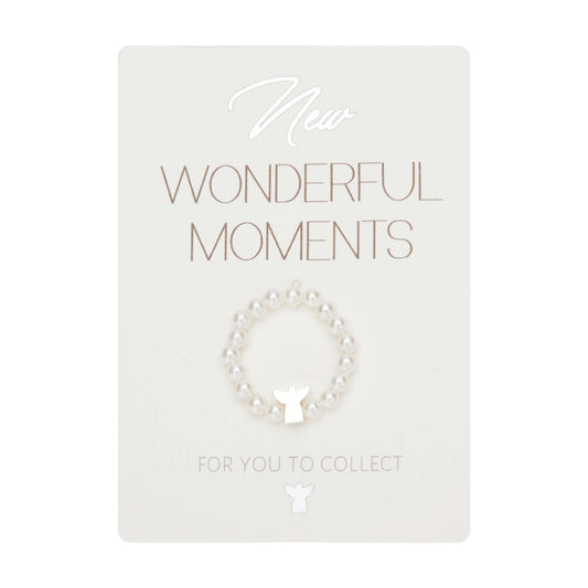 Ring - "New Wonderful Moments" - engel - zilverkleurig 606927