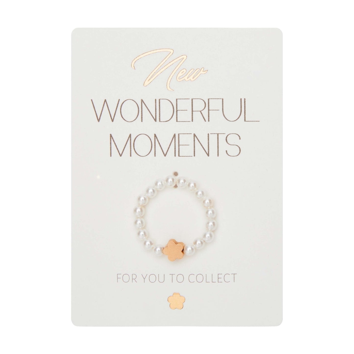 Ring - "New Wonderful Moments" - bloem - roségoud pl. 606930