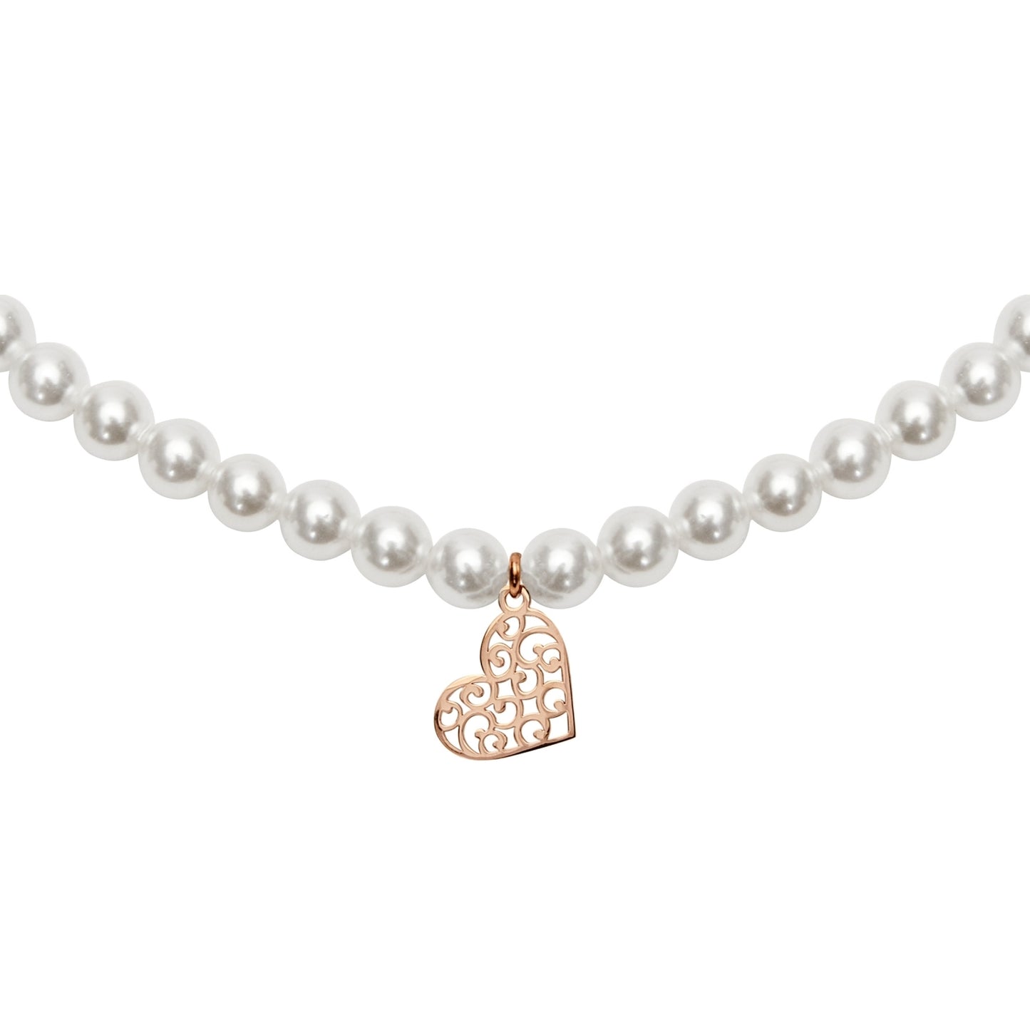 Crystals by HCA-Armband-Roségoud-Parel-Hart