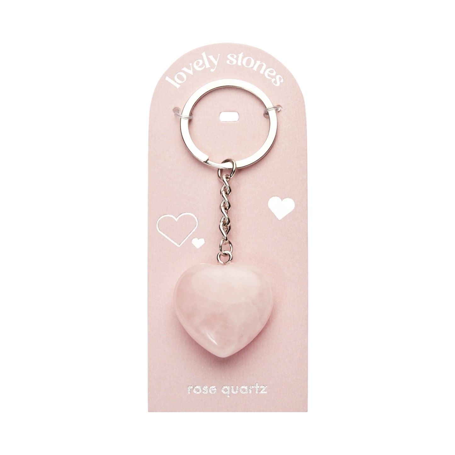 Sleutelhanger - Lovely Stones - rozenkwarts