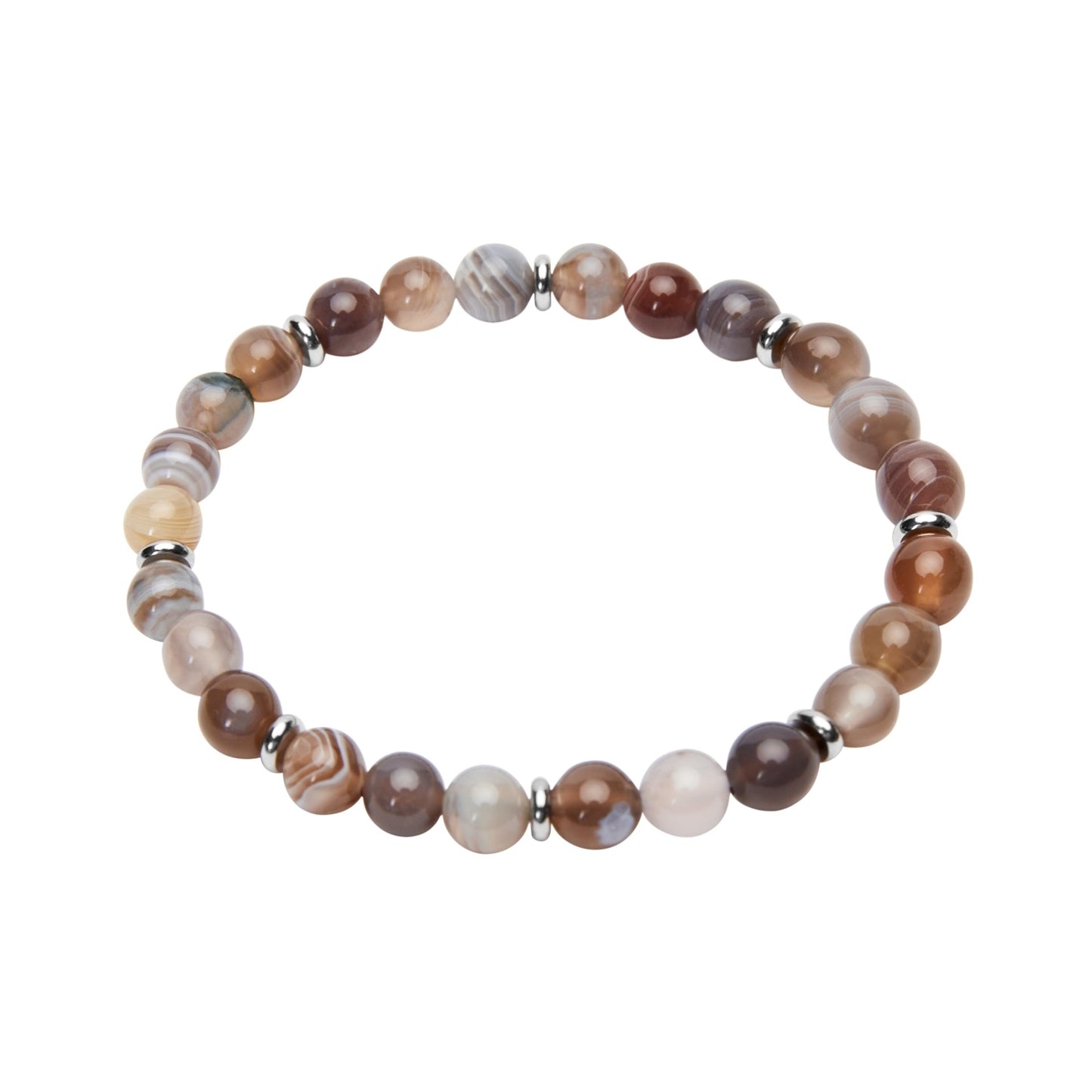 Crystals by HCA-Armband-Joyful Spirit-Botswana-agaat