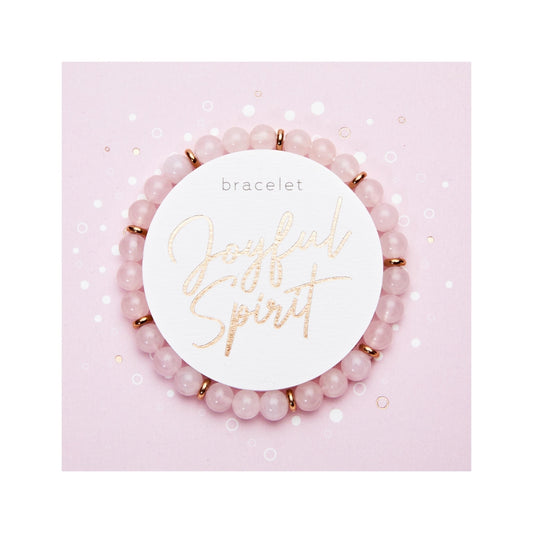 Crystals by HCA-Armband-Joyful Spirit-Rozenkwarts-Roségoud