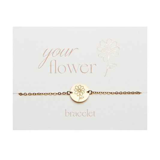 Crystals by HCA-Armband-Your flower-Margriet-April