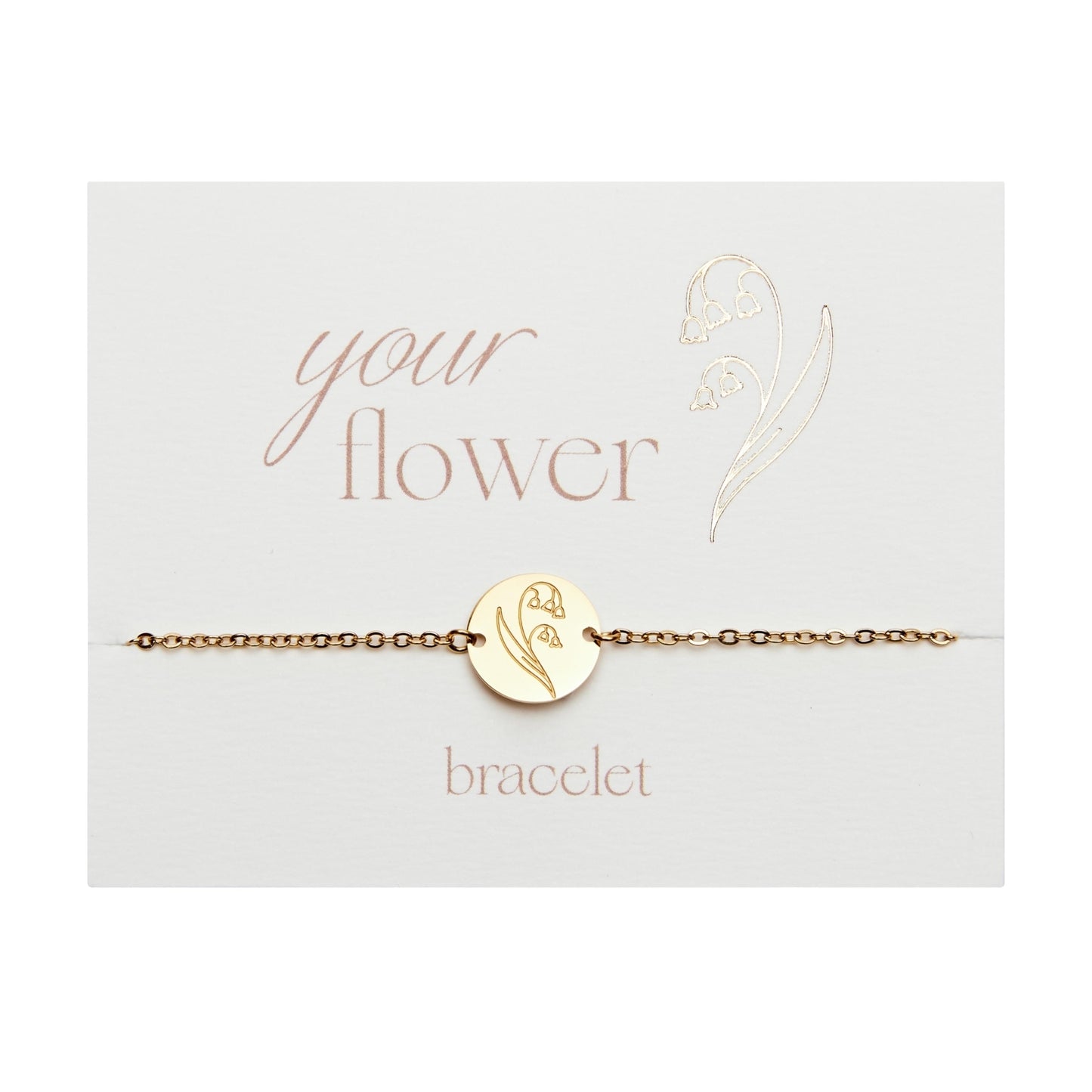 Bransoletka Crystals by HCA - Twój kwiat - Konwalia - Maj