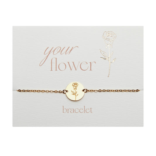 Crystals by HCA-Armband-Your flower-Roos-Juni