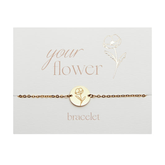 Crystals by HCA-Armband-Your flower-Klaproos-Augustus