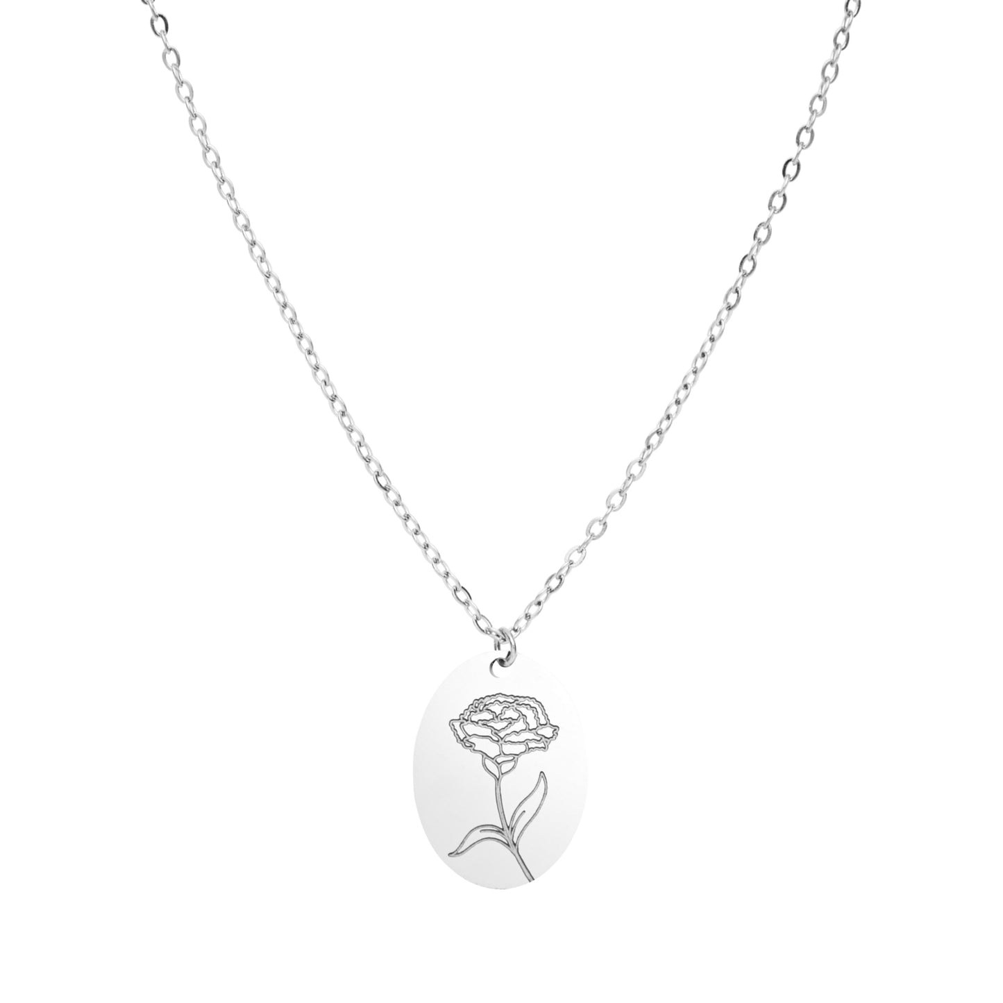 Crystals by HCA-Ketting-Your flower-Carnatie-Januari