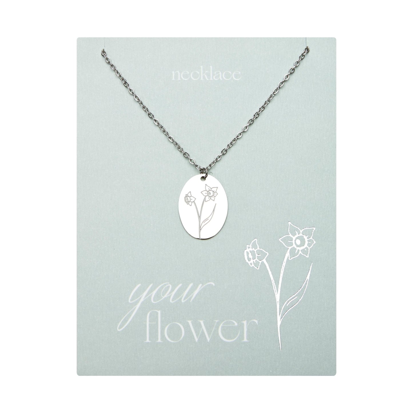 Crystals by HCA-Ketting-Your flower-Narcis-Maart