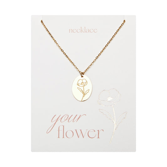 Crystals by HCA-Ketting-Your flower-Klaproos-Augustus