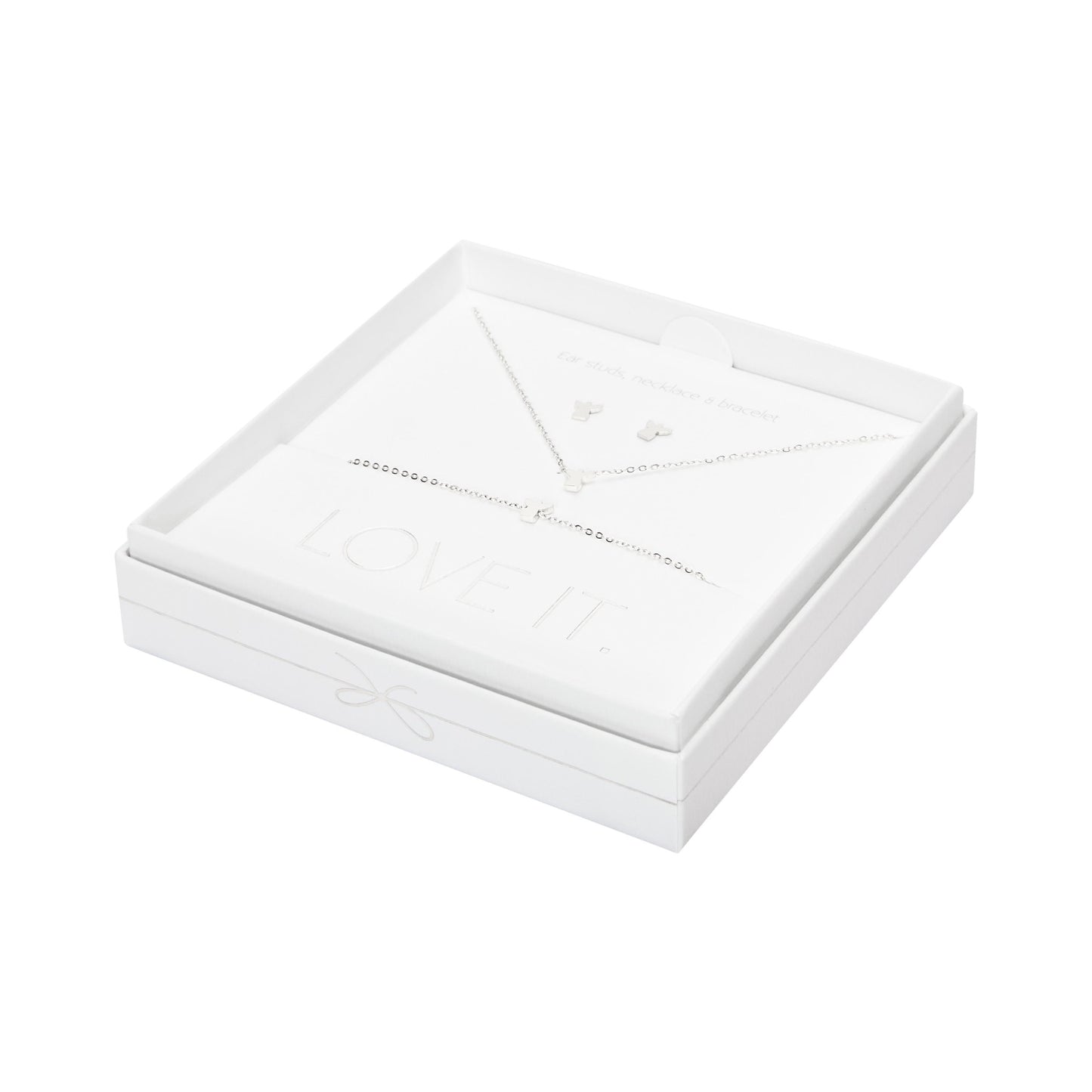 Crystals by HCA-Geschenkset-Love it.-Verzilverd-Engel