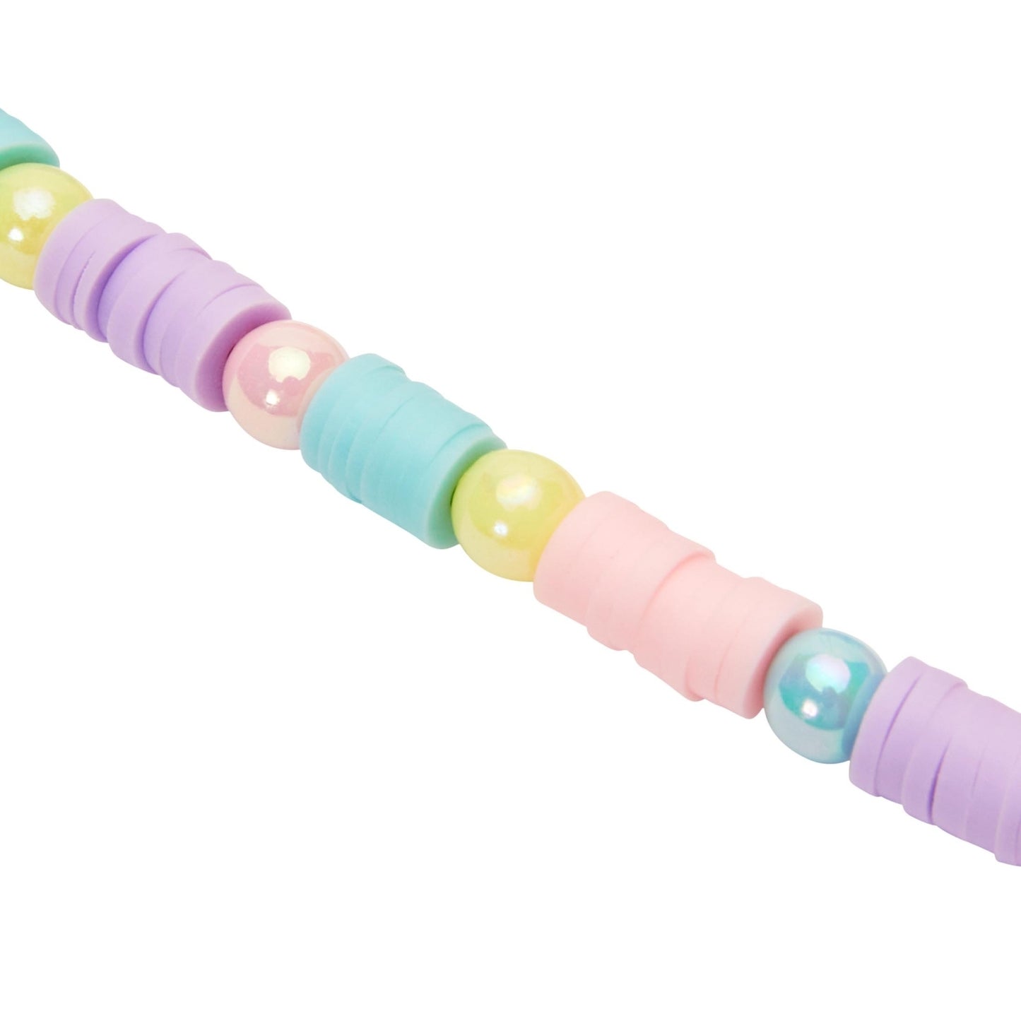 Crystals by HCA-Armband-Platte en ronde kralen-Happy Kids-Regenboog