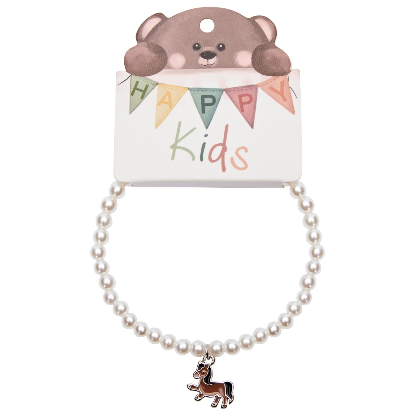 Crystals by HCA-Armband-Parels-Happy Kids-Paard