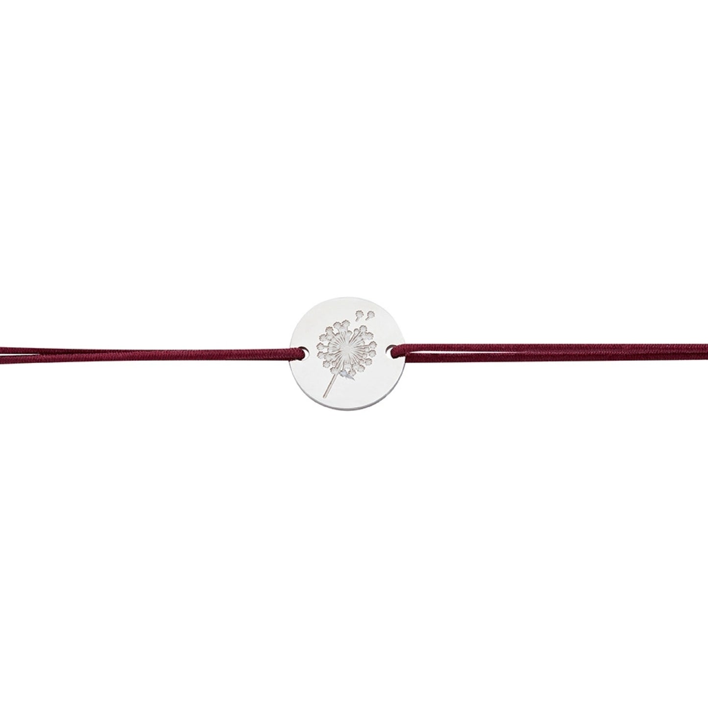 Kartka okolicznościowa z bransoletką - Mały Towarzysz - Mniszek lekarski - stal nierdzewna