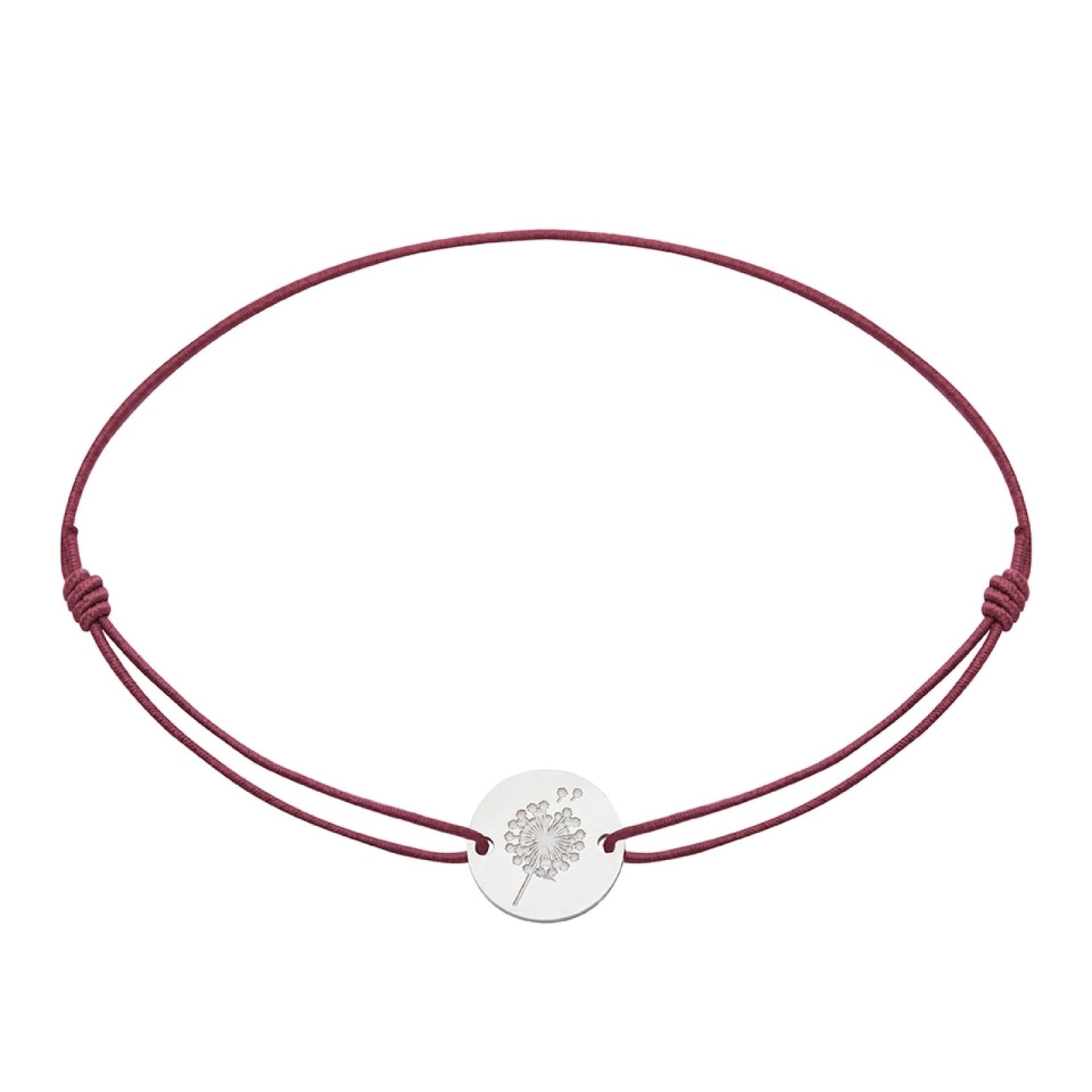 Kartka okolicznościowa z bransoletką - Mały Towarzysz - Mniszek lekarski - stal nierdzewna