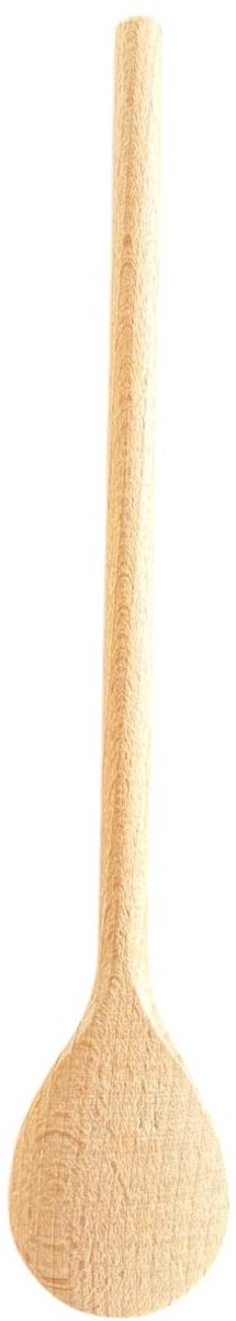 Wooden spoon - ladle - cooking spoon - round - set of 3 - 25/30/35 cm - beech wood