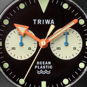 Triwa-Ocean Timer Black