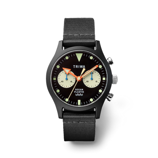 Triwa-Ocean Timer Black