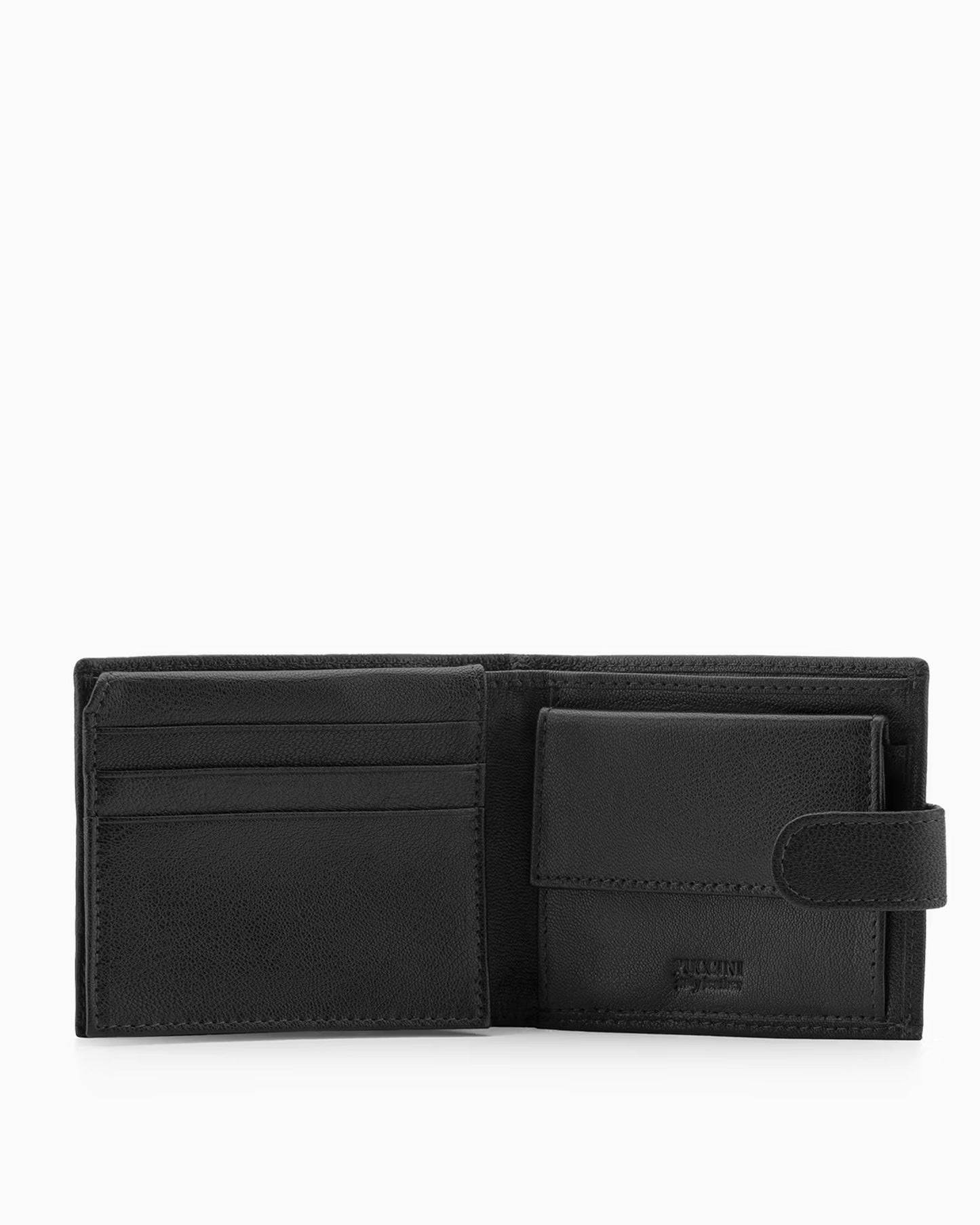 Puccini Black leather men's wallet