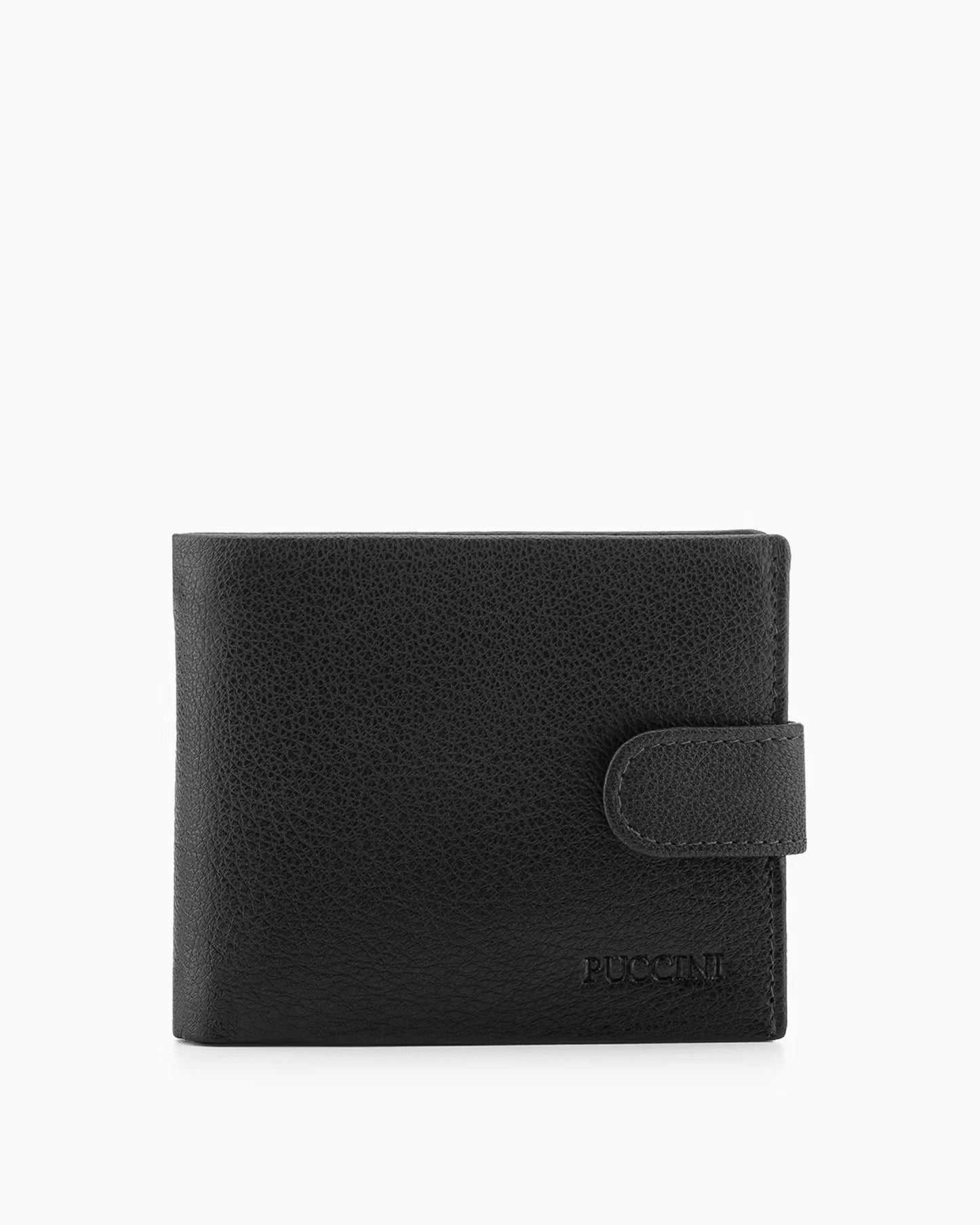 Puccini Black leather men's wallet