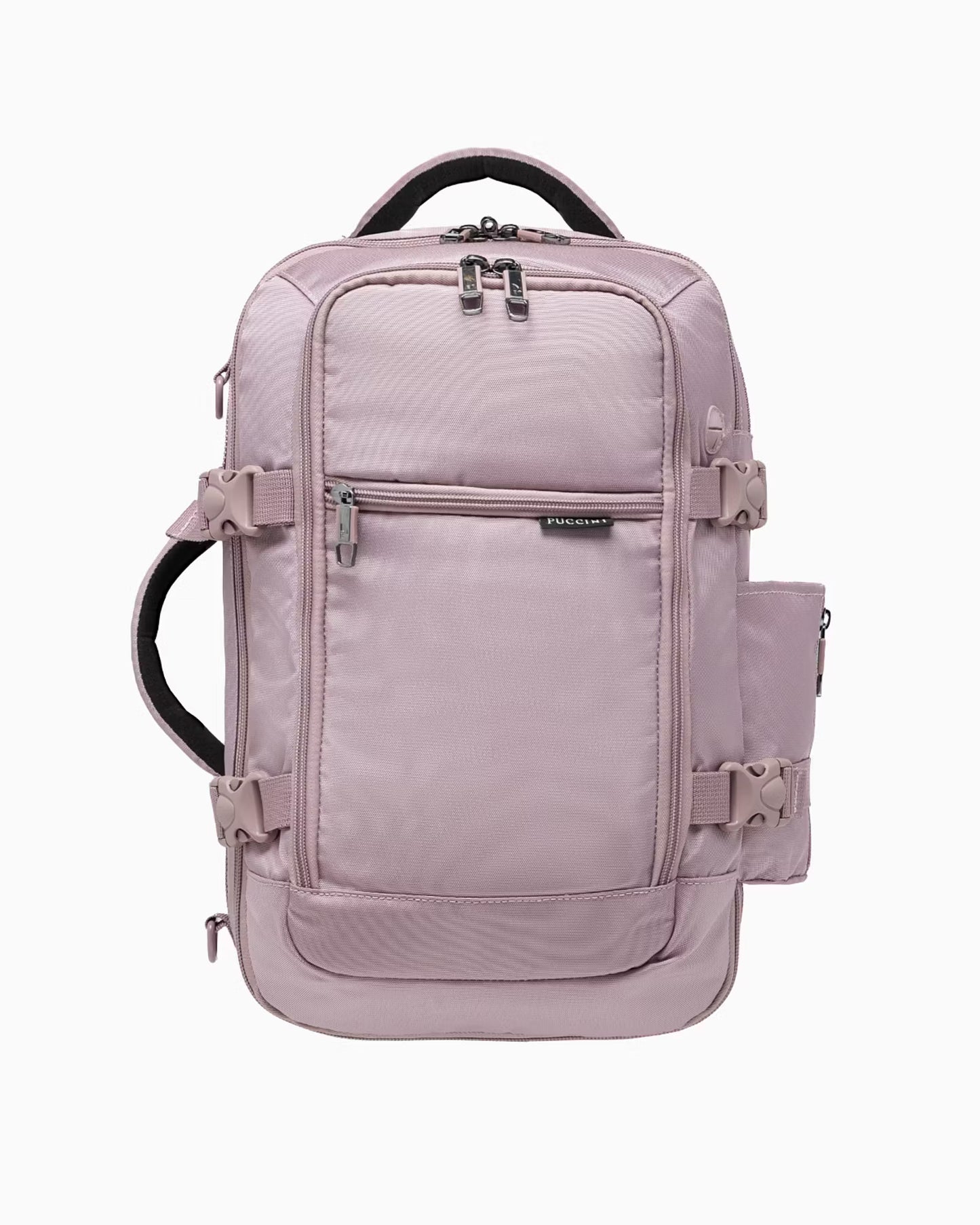 Plecak Puccini - 3 w 1 - 40x25x12-20 cm - regulowany rozmiar - czarny - Wizzair - KLM - Ryanair - bagaż podręczny