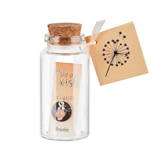 Kryształy HCA-Bransoletka-Spełnij życzenie-Posrebrzana-Ametyst