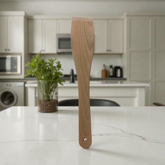 Drewniana szpatułka - szpatułka do pieczenia - szpatułka do pieczenia - 30 cm - drewno bukowe
